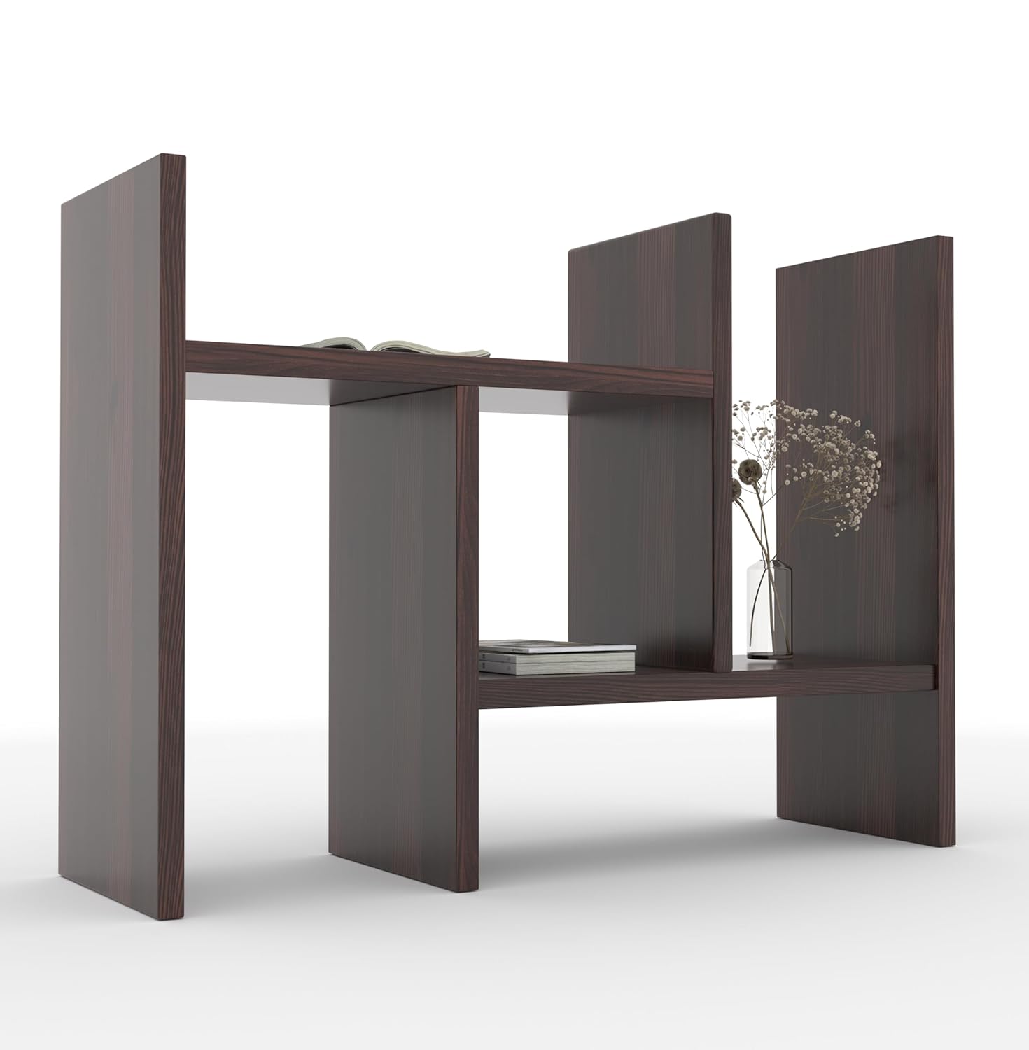 Versa Multi-Level Display & Storage Stand – Golden Oak