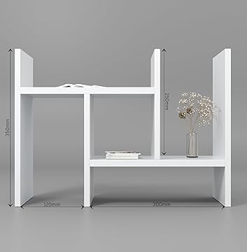 Versa Multi-Level Display & Storage Stand – White