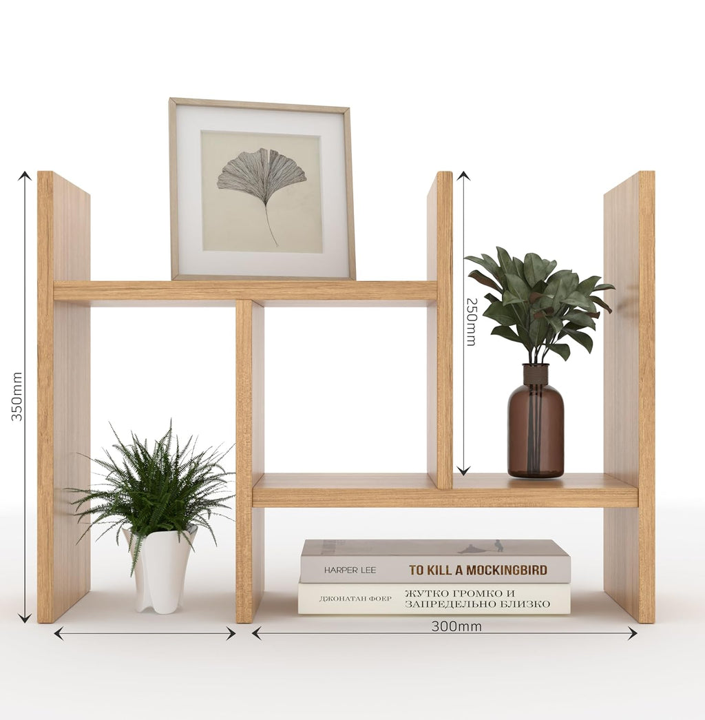 Engineered Wood Aesthetic Multi Level Versa Stand- 30x45x35 CM