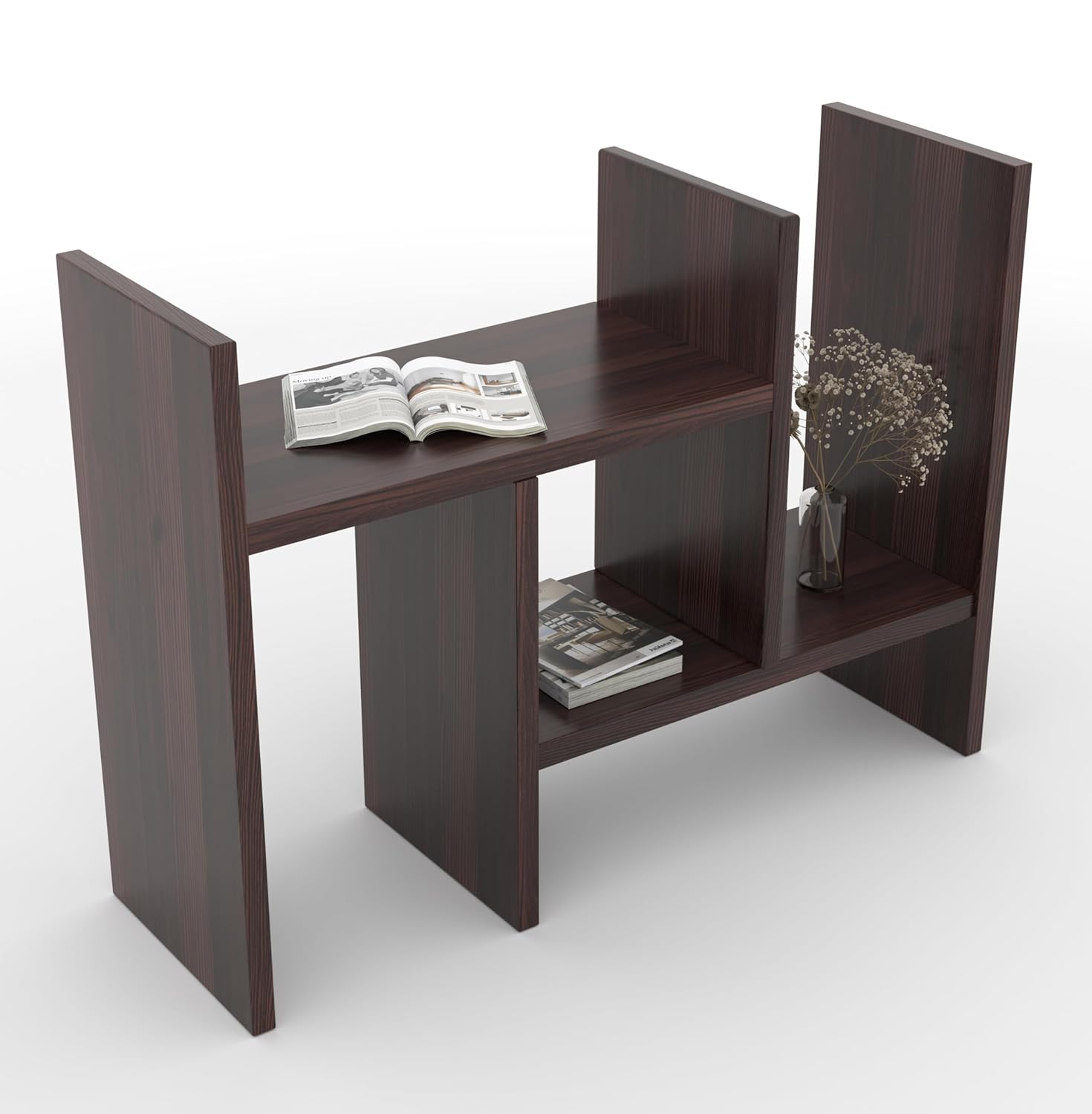 Versa Multi-Level Display & Storage Stand – Golden Oak