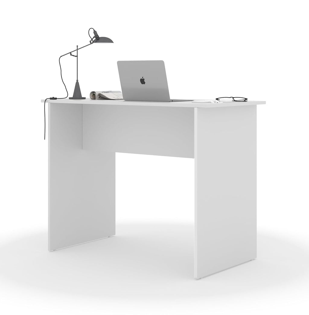 Compact Computer Desk – White Finish