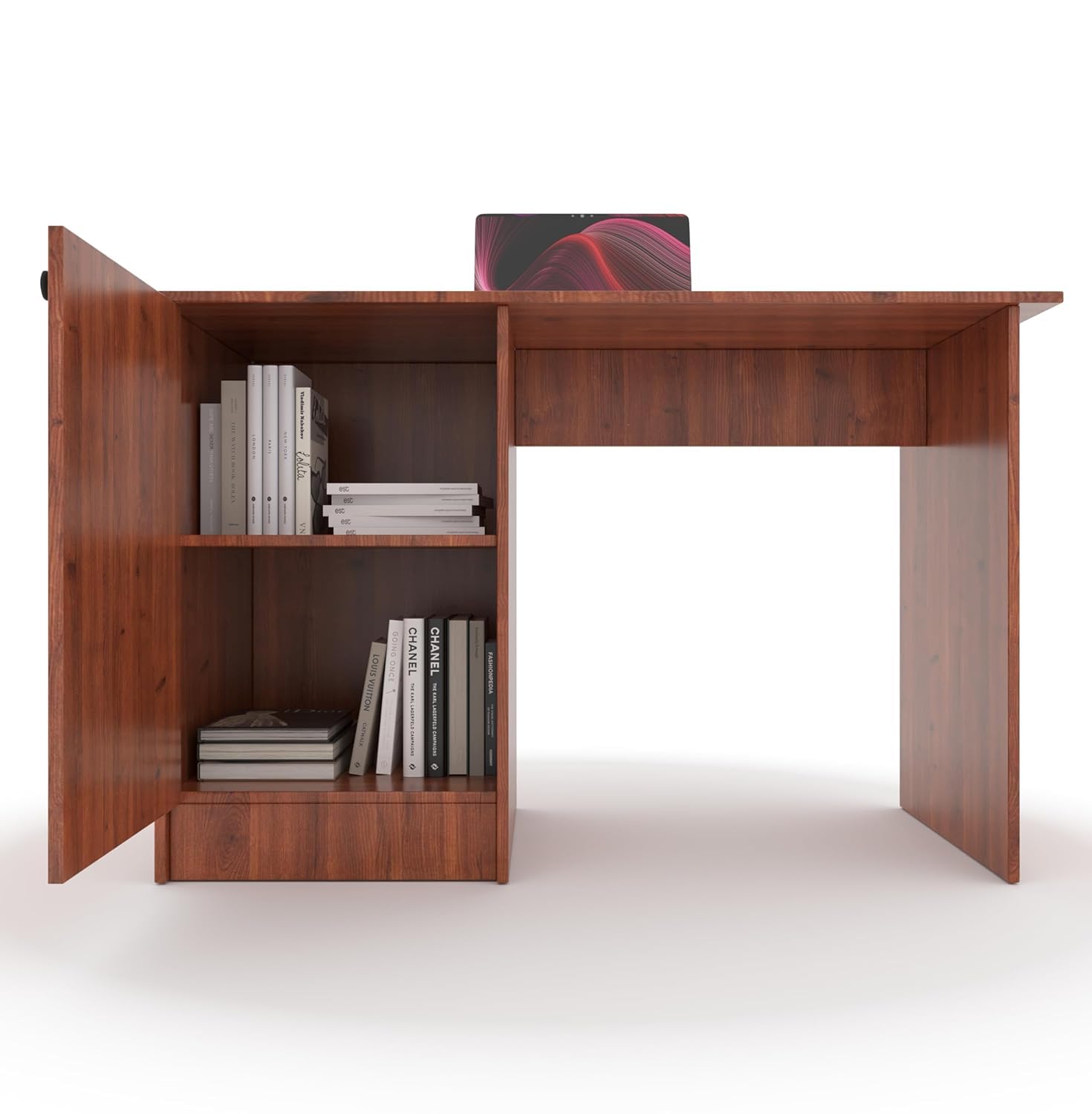 Tabloft Executive Desk with Cabinet – Grenada Pine