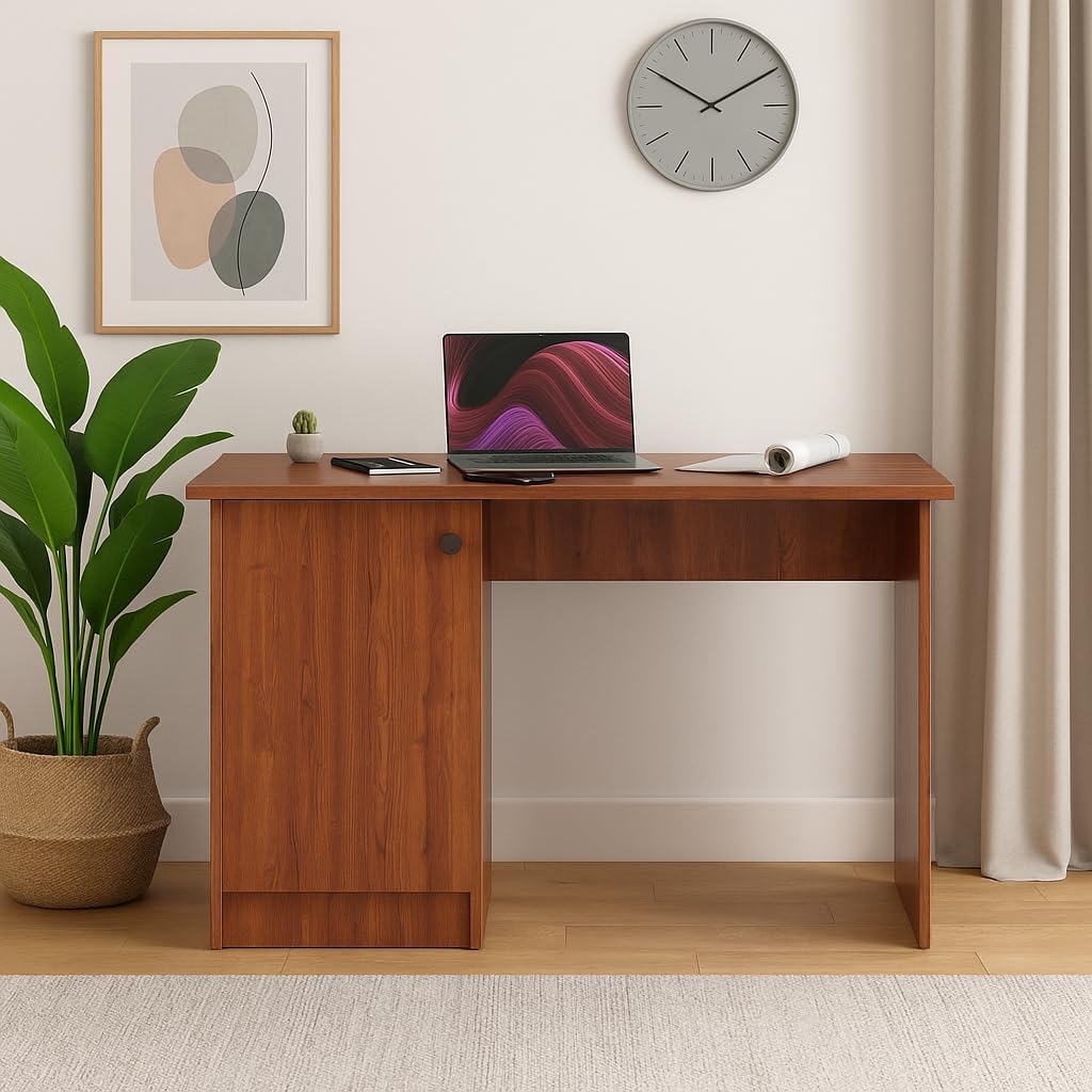 Tabloft Executive Desk with Cabinet – Grenada Pine