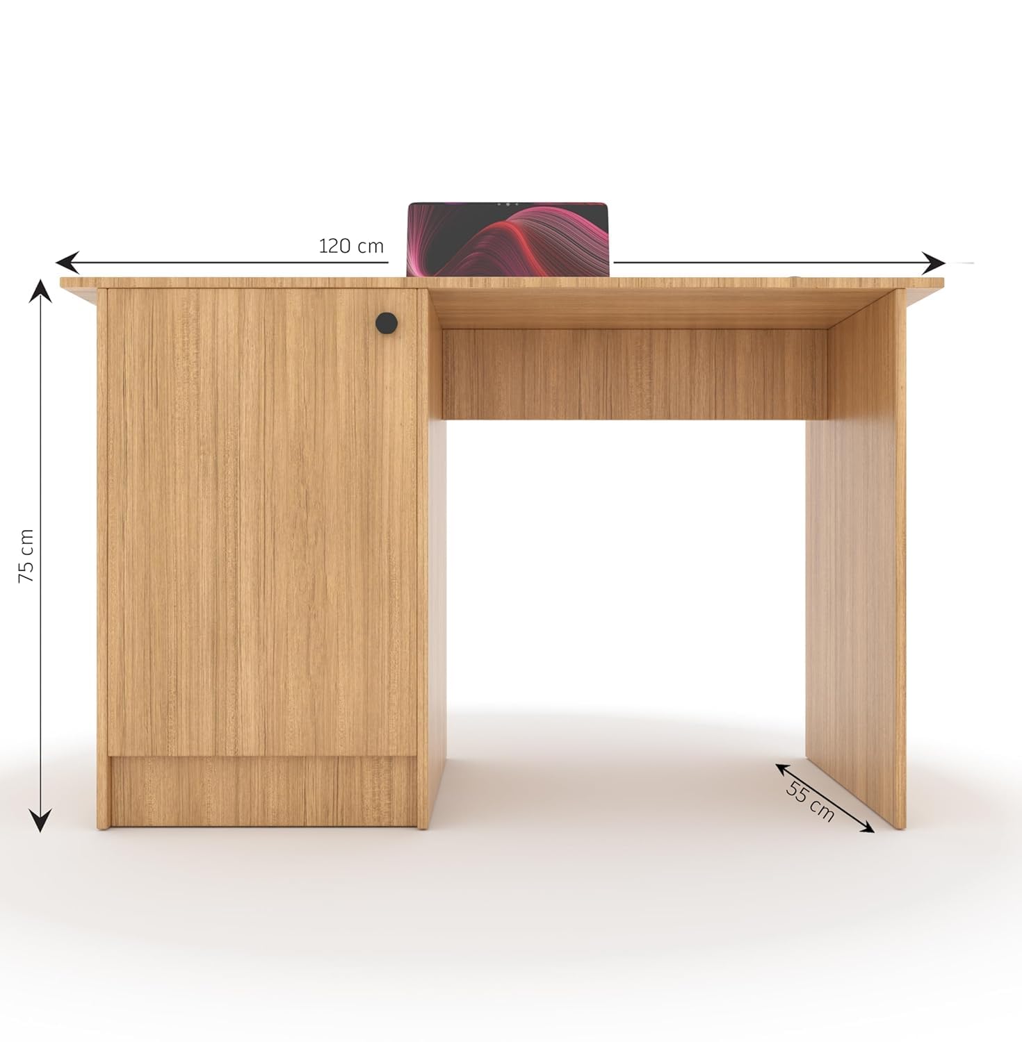 Tabloft Executive Desk with Cabinet – Urban Teak