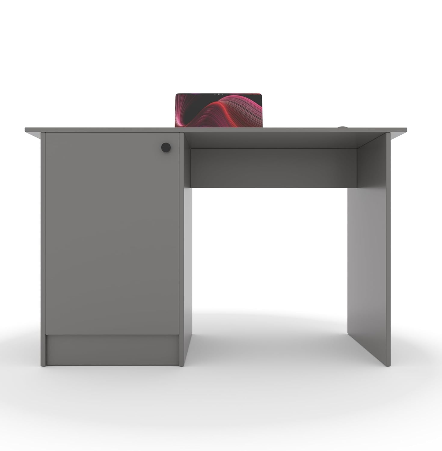 Tabloft Executive Desk with Cabinet – Gothic Grey