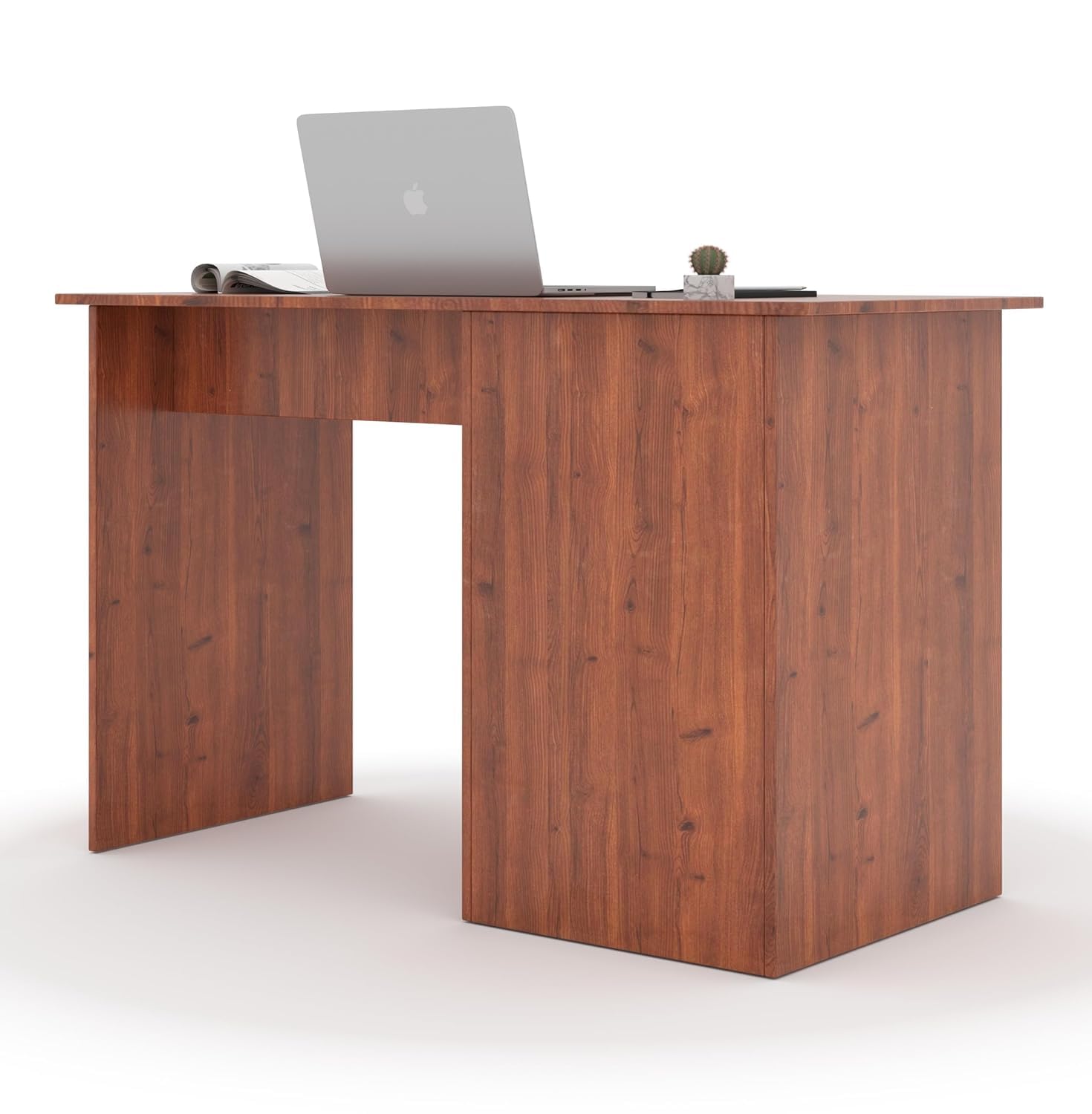 Tabloft Executive Desk with Cabinet – Grenada Pine