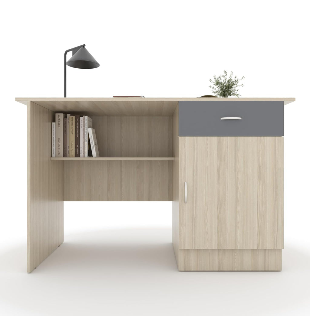 Study Desk with Drawer & Cabinet – Moldau Acacia