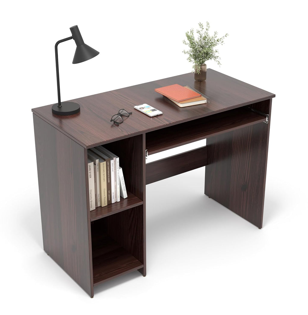 Study Desk with Keyboard Tray – Golden Oak