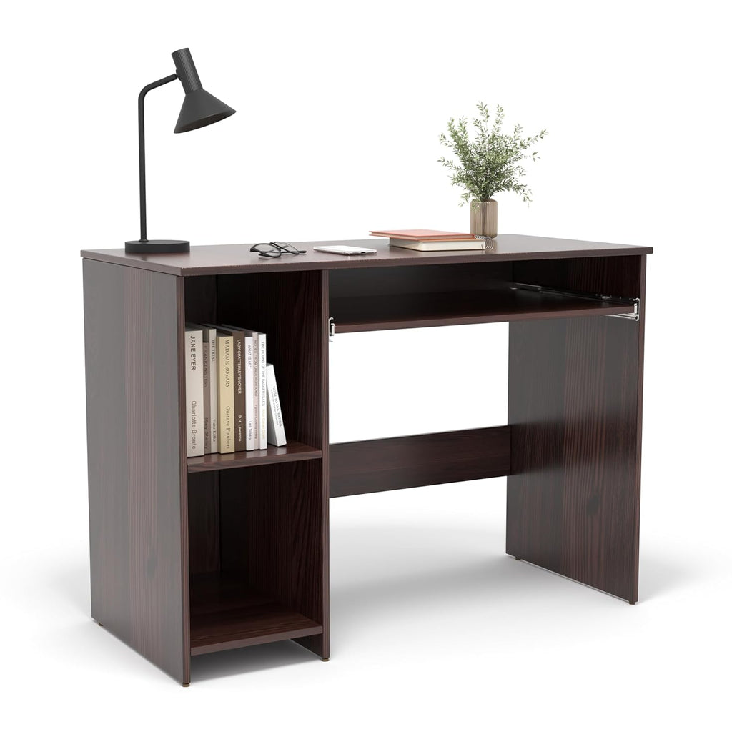Study Desk with Keyboard Tray – Golden Oak