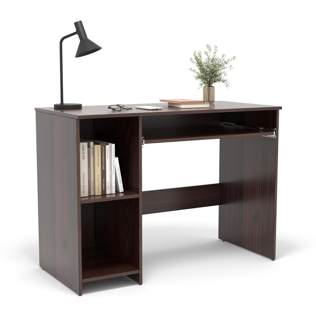 Study Desk with Keyboard Tray – Golden Oak