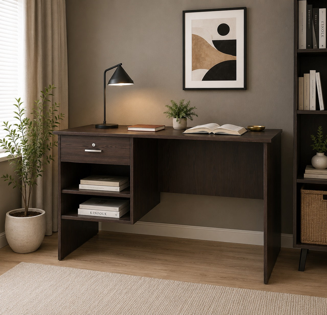 116x75x56CM Engineered Wood Verto Study & Office Table