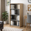 Zura Engineered Wood Open Book Shelf 60x40x120 CM