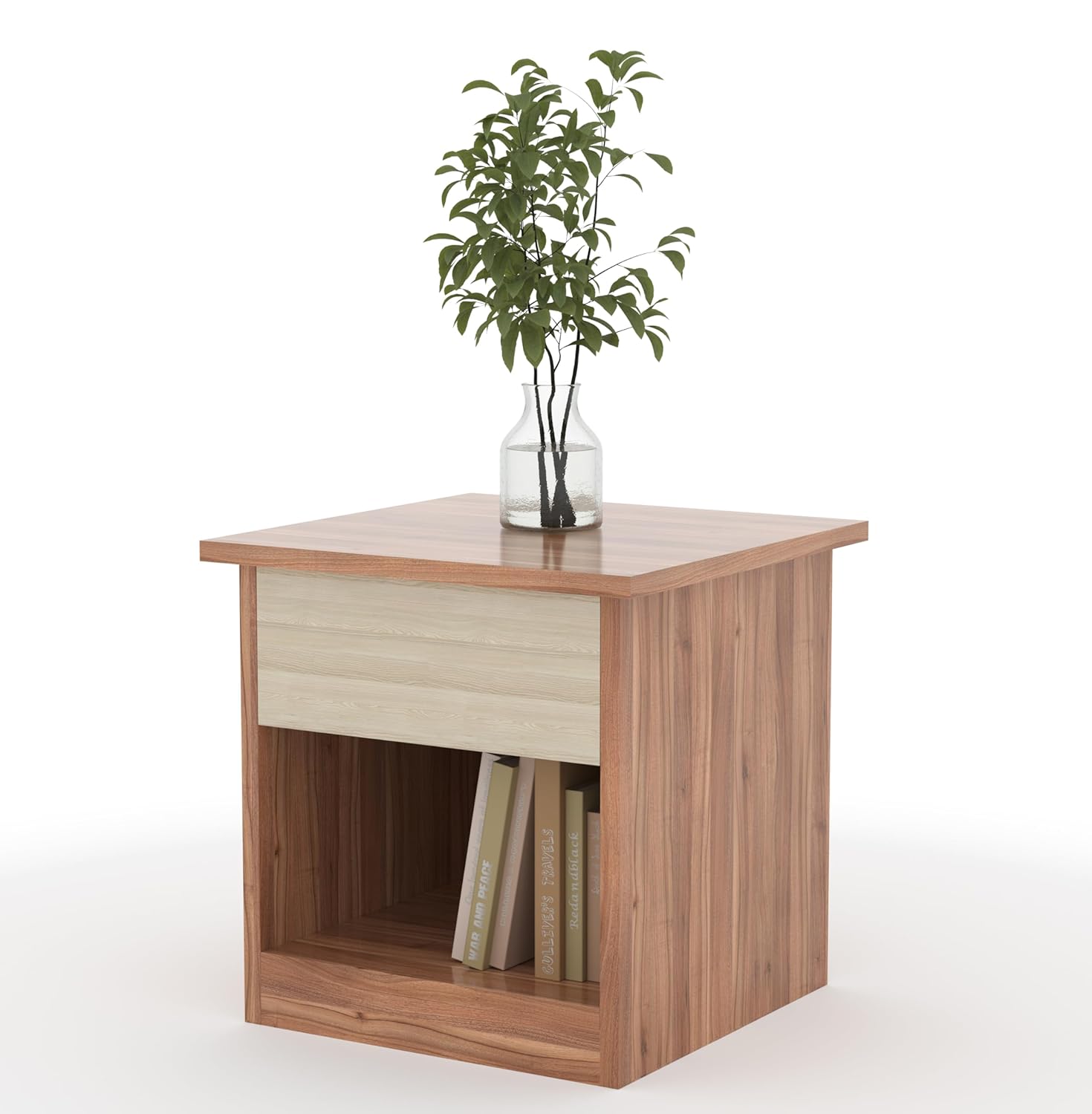 40x45x40CM Engineered Wood Nest Bedside Table