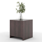 40x45x40CM Engineered Wood Uno Bedside Table with Open Shelf & Spacious Drawer