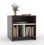 40x45x40CM Engineered Wood Urban Bedside Table with 3 Open Shelves for Storage