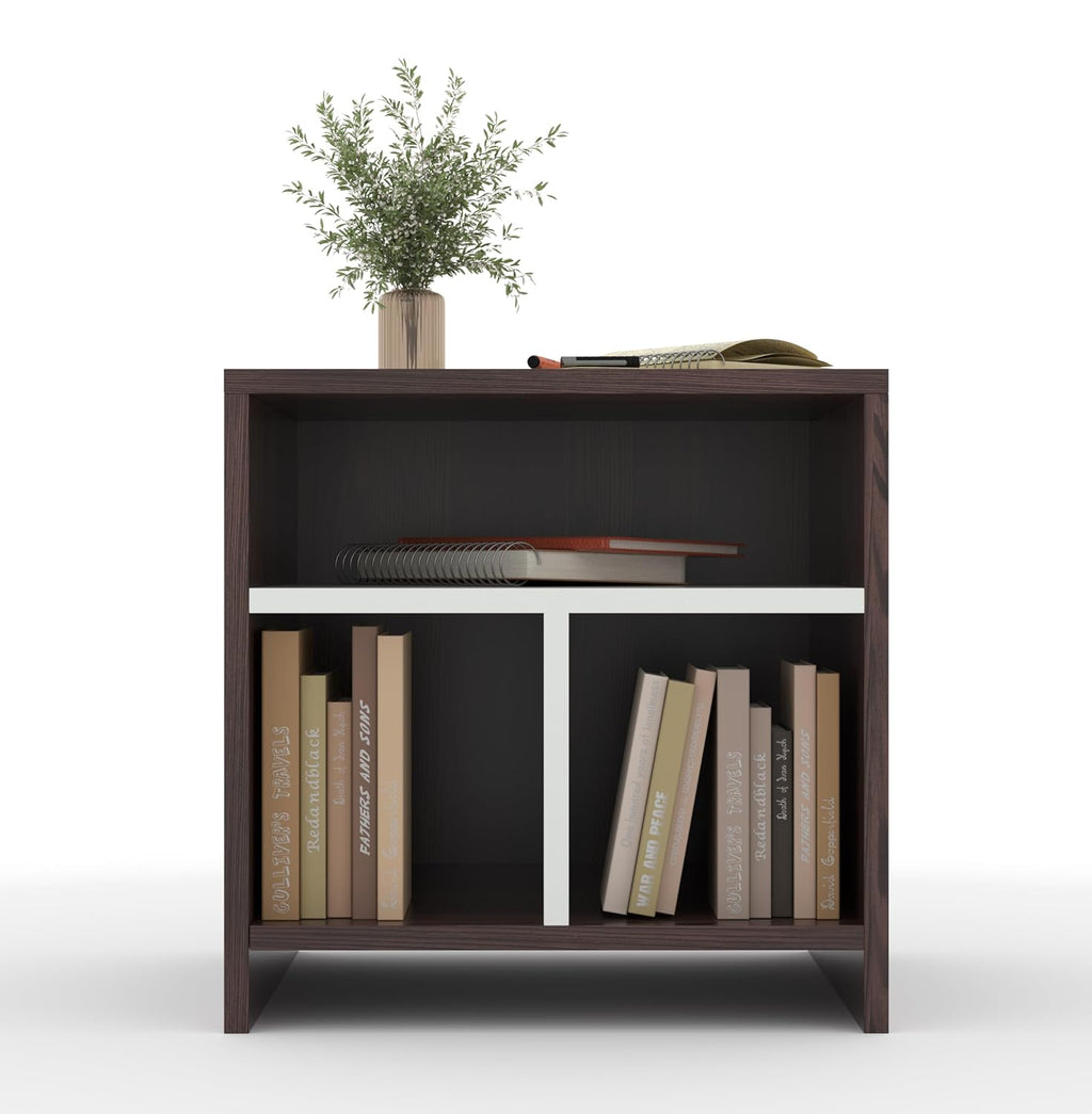 40x45x40CM Engineered Wood Urban Bedside Table with 3 Open Shelves for Storage