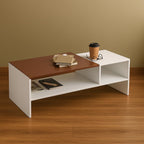 Vyra Coffee Table | Modern Wooden Center Table for Living Room & Office