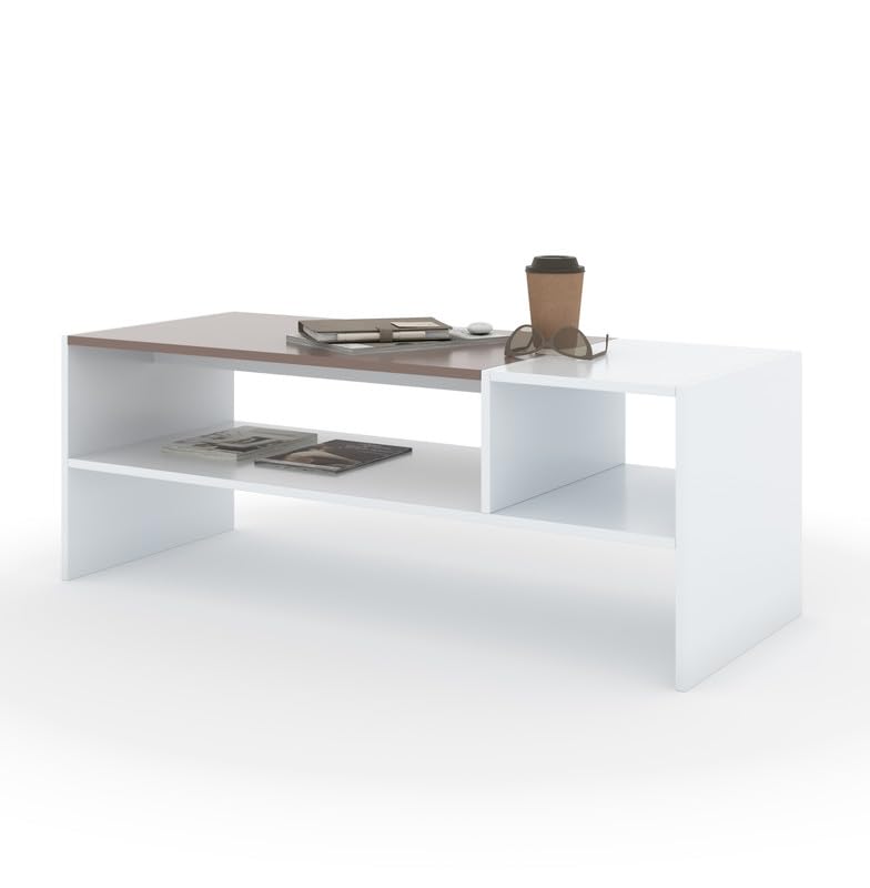 Vyra Coffee Table | Modern Wooden Center Table for Living Room & Office