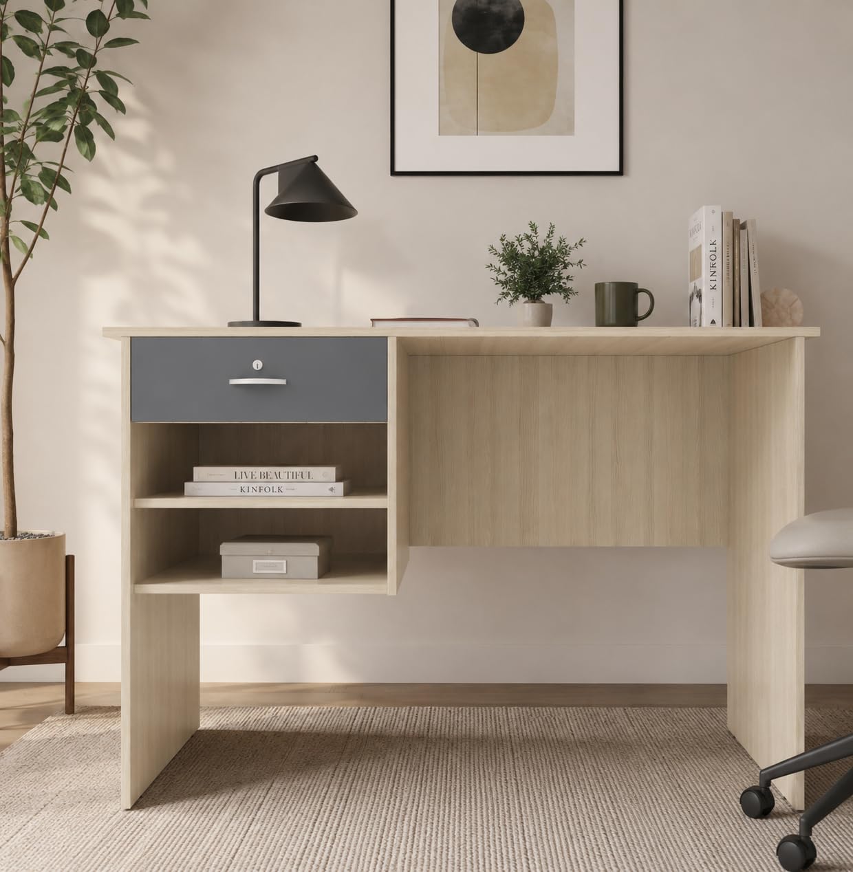 116x75x56CM Engineered Wood Verto Study & Office Table
