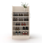 DIY Shoe Rack – Multi-Shelf Engineered Wood Shoe Organizer for Home, Entryway & Office