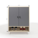 Stero Shoe Rack 61x40x74 CM | Heavy-Duty Shoe Organizer for Home, Entryway