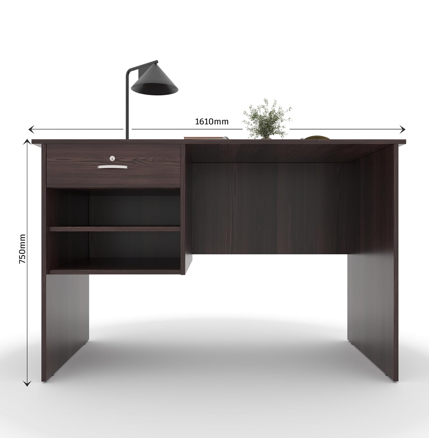 116x75x56CM Engineered Wood Verto Study & Office Table