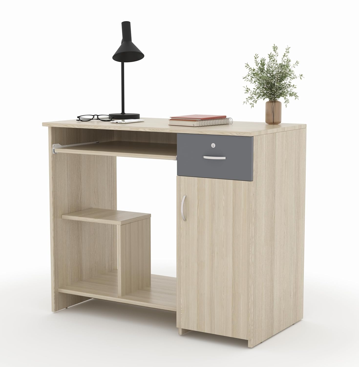 45x90x76CM Engineered Wood Study & Office Table
